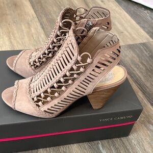 Vince Camuto Women's Blush Peep-Toe Heels